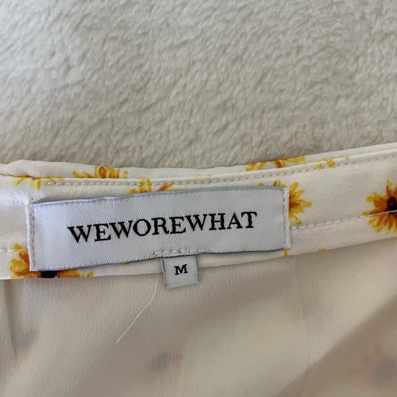 WeWoreWhat Sunflower Mini Skirt - Picture 4 of 10